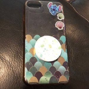 iPhone case with pop socket